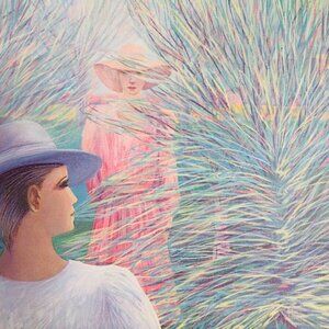 “Symphonie Automnale I” Signed Lithograph by Mercier 317/480 Limited Edition